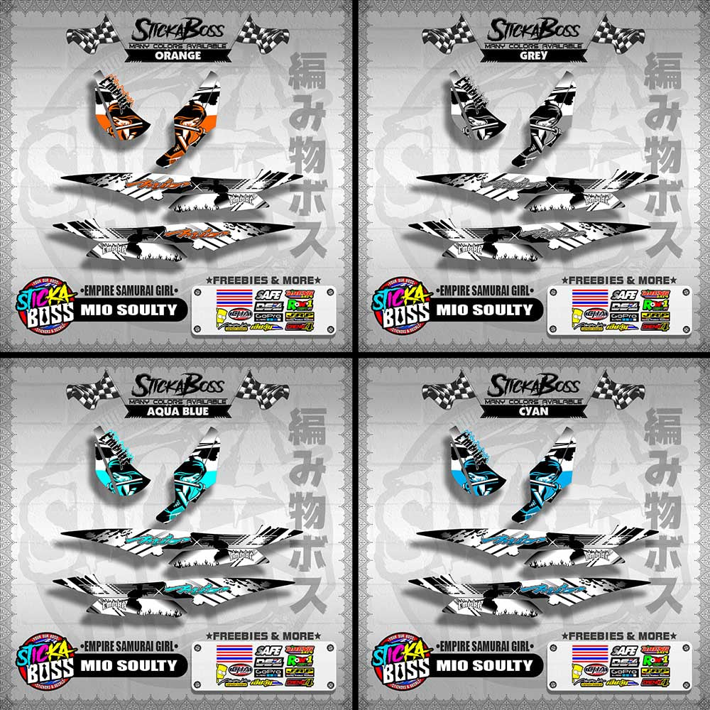 MIO SOULTY DECALS ( EMPIRE SAMURAI GIRL )【WITH FREEBIES】