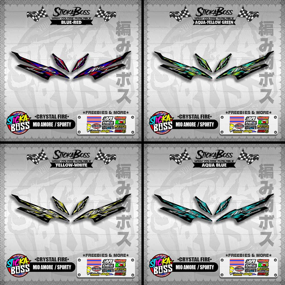 MIO AMORE / SPORTY DECALS ( CRYSTAL FIRE )【WITH FREEBIES】