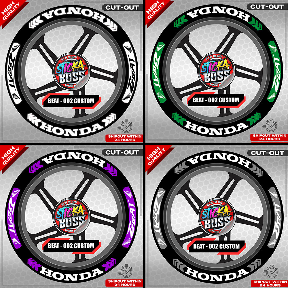 BEAT MAG STICKER SET ( 2 MAGS ) - 002 CUSTOM | VINYL WATERPROOF CUT-OUT DECALS