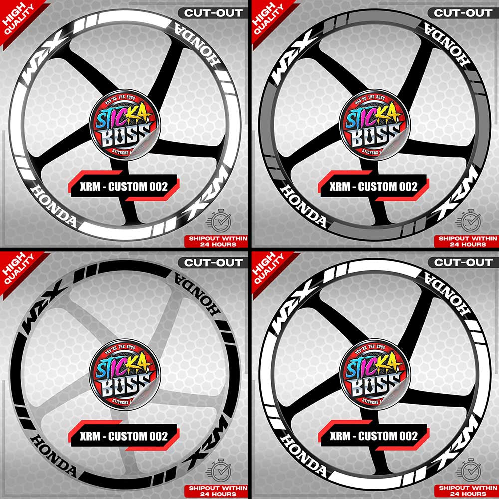 XRM MAG STICKER SET ( 2 MAGS ) - CUSTOM 002 | VINYL WATERPROOF CUT-OUT DECALS