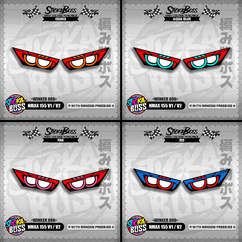 NMAX 155 V1 / V2 (WINKER 006) TRANSPARENT【WITH FREEBIES】