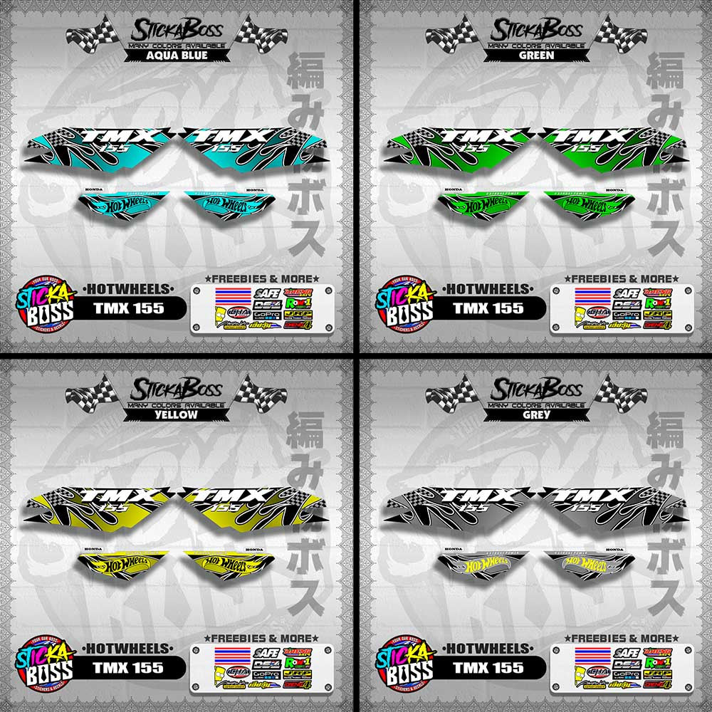 TMX 155 DECALS ( HOTWHEELS )【WITH FREEBIES】