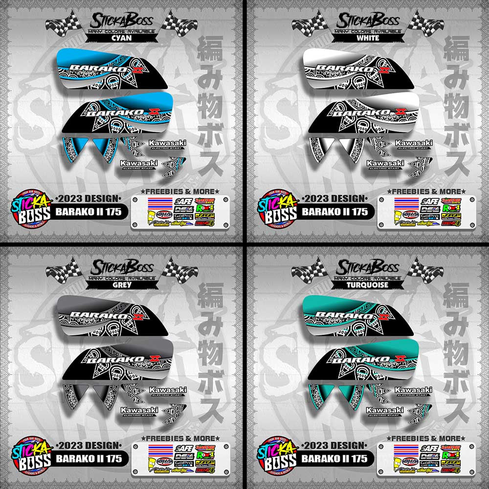 BARAKO ll 175 DECALS ( 2023 DESIGN )【WITH FREEBIES】