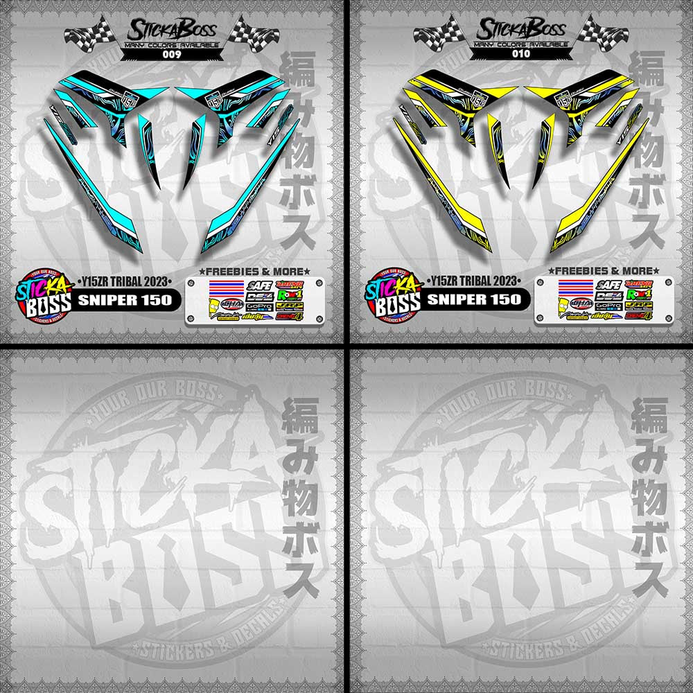SNIPER 150 DECALS ( Y15ZR TRIBAL 2023 )【WITH FREEBIES】