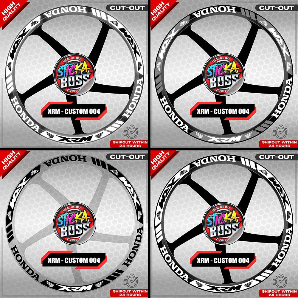 XRM MAG STICKER SET ( 2 MAGS ) - CUSTOM 004 | VINYL WATERPROOF CUT-OUT DECALS