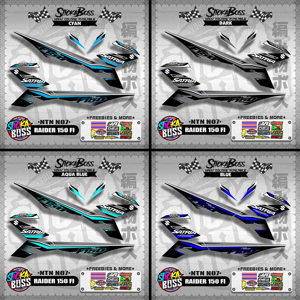 RAIDER 150 FI DECALS ( NTN N07 )【WITH FREEBIES】