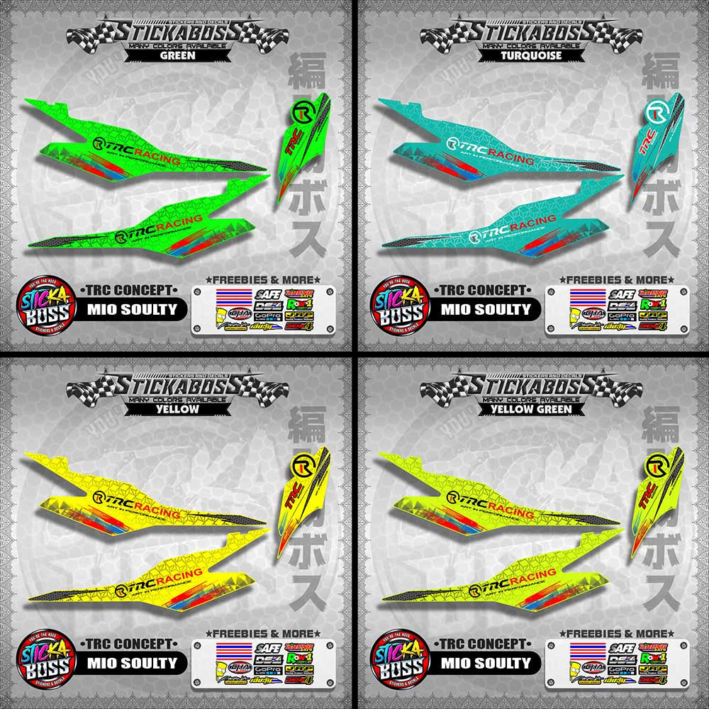 MIO SOULTY STICKER DECALS ( TRC CONCEPT ) 【WITH FREEBIES】