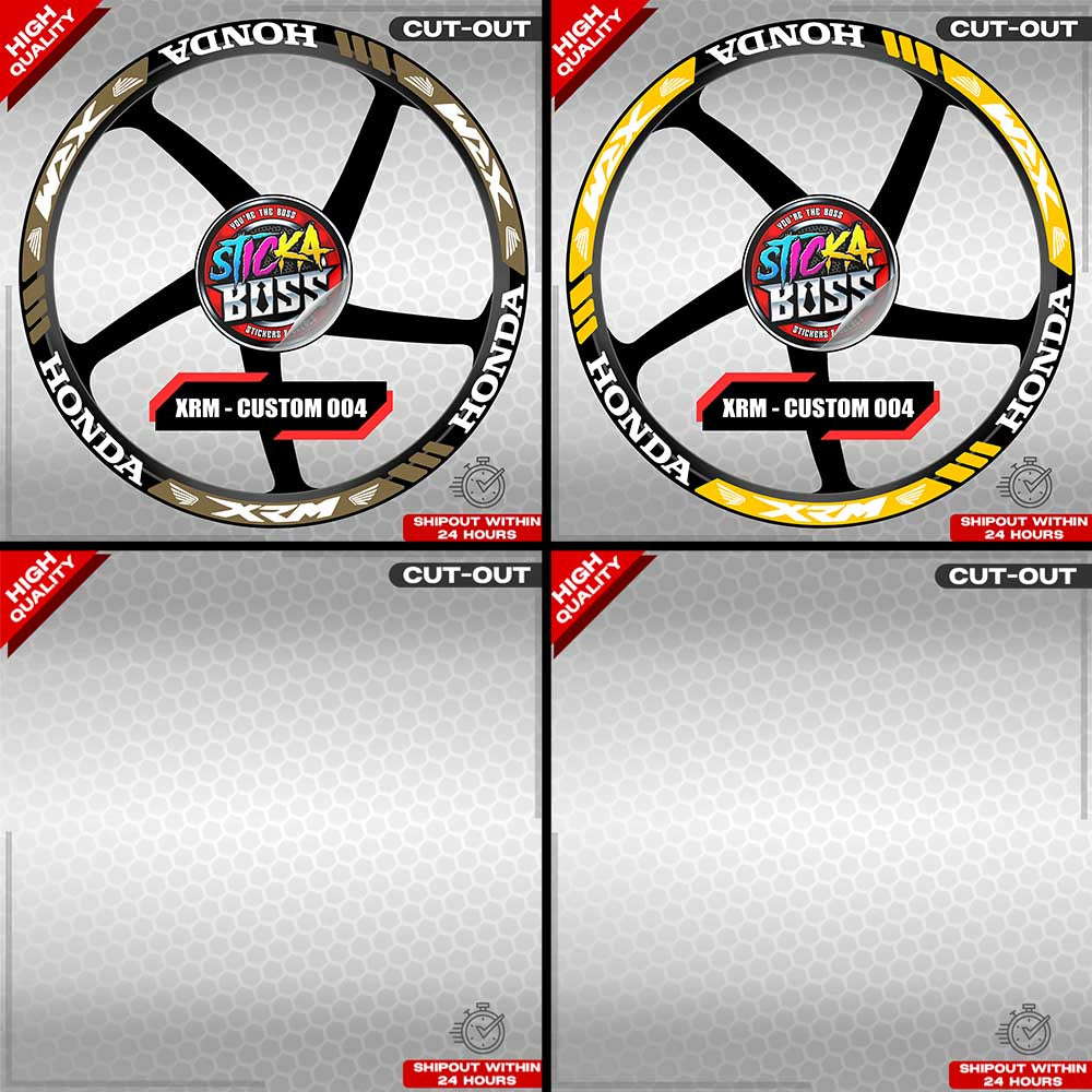 XRM MAG STICKER SET ( 2 MAGS ) - CUSTOM 004 | VINYL WATERPROOF CUT-OUT DECALS