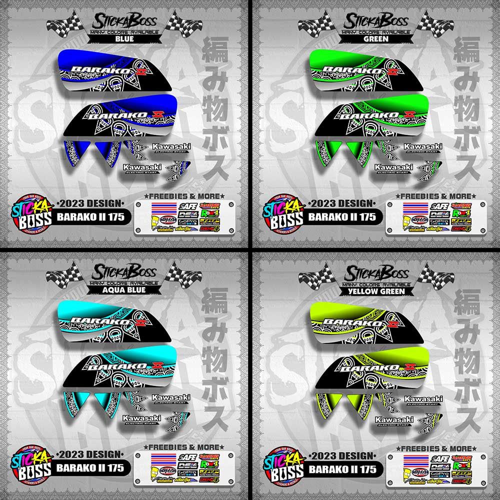 BARAKO ll 175 DECALS ( 2023 DESIGN )【WITH FREEBIES】