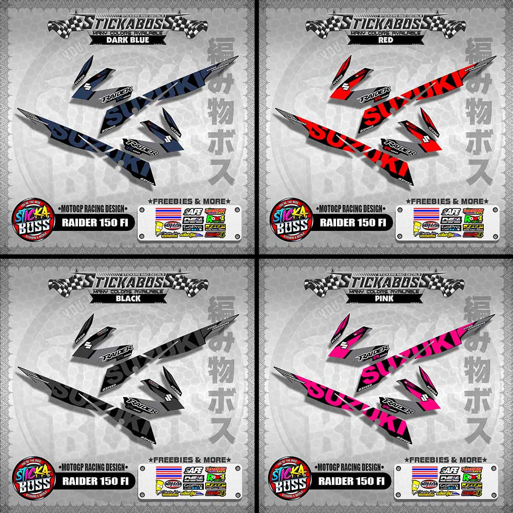 RAIDER 150 FI DECALS ( MOTOGP RACING DESIGN )【WITH FREEBIES】