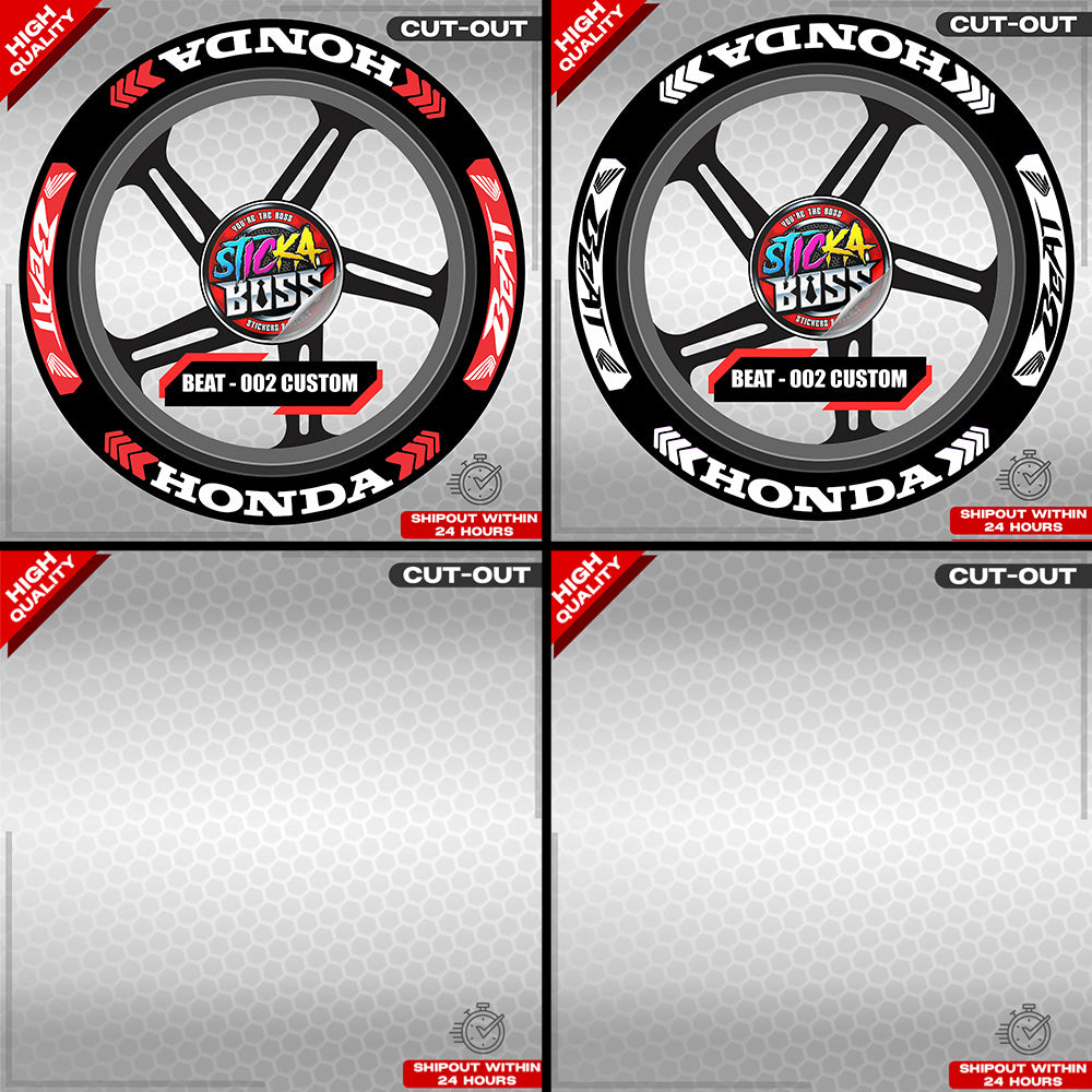 BEAT MAG STICKER SET ( 2 MAGS ) - 002 CUSTOM | VINYL WATERPROOF CUT-OUT DECALS