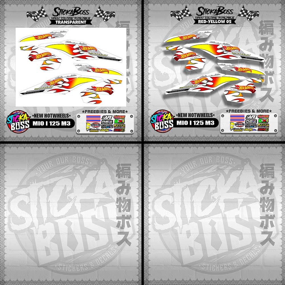 MIO I 125 M3 DECALS ( NEW HOTWHEELS )【WITH FREEBIES】