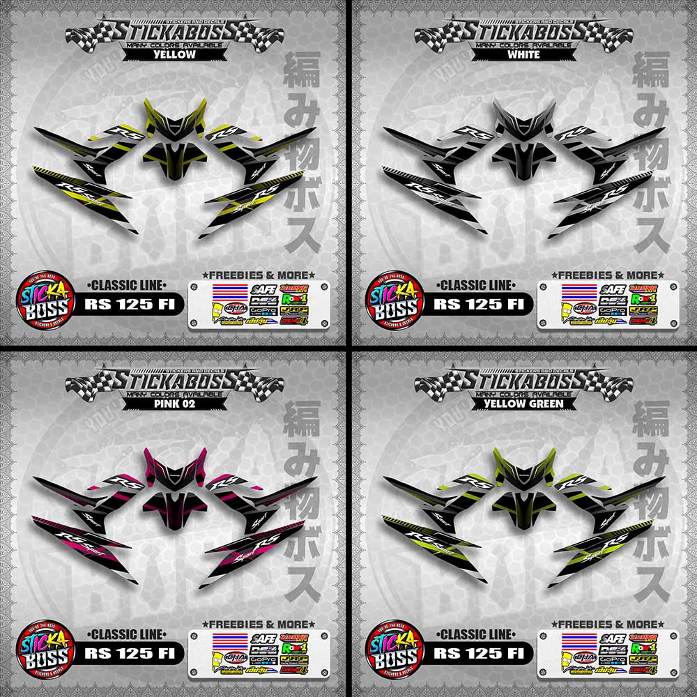 RS 125 FI DECALS ( CLASSIC LINE)【WITH FREEBIES】