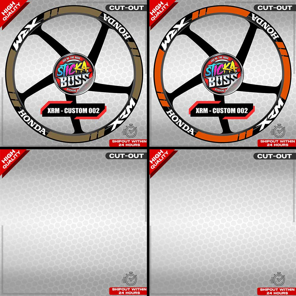 XRM MAG STICKER SET ( 2 MAGS ) - CUSTOM 002 | VINYL WATERPROOF CUT-OUT DECALS