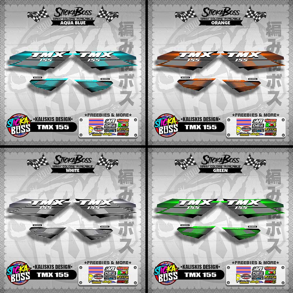 TMX 155 DECALS ( KALISKIS DESIGN )【WITH FREEBIES】