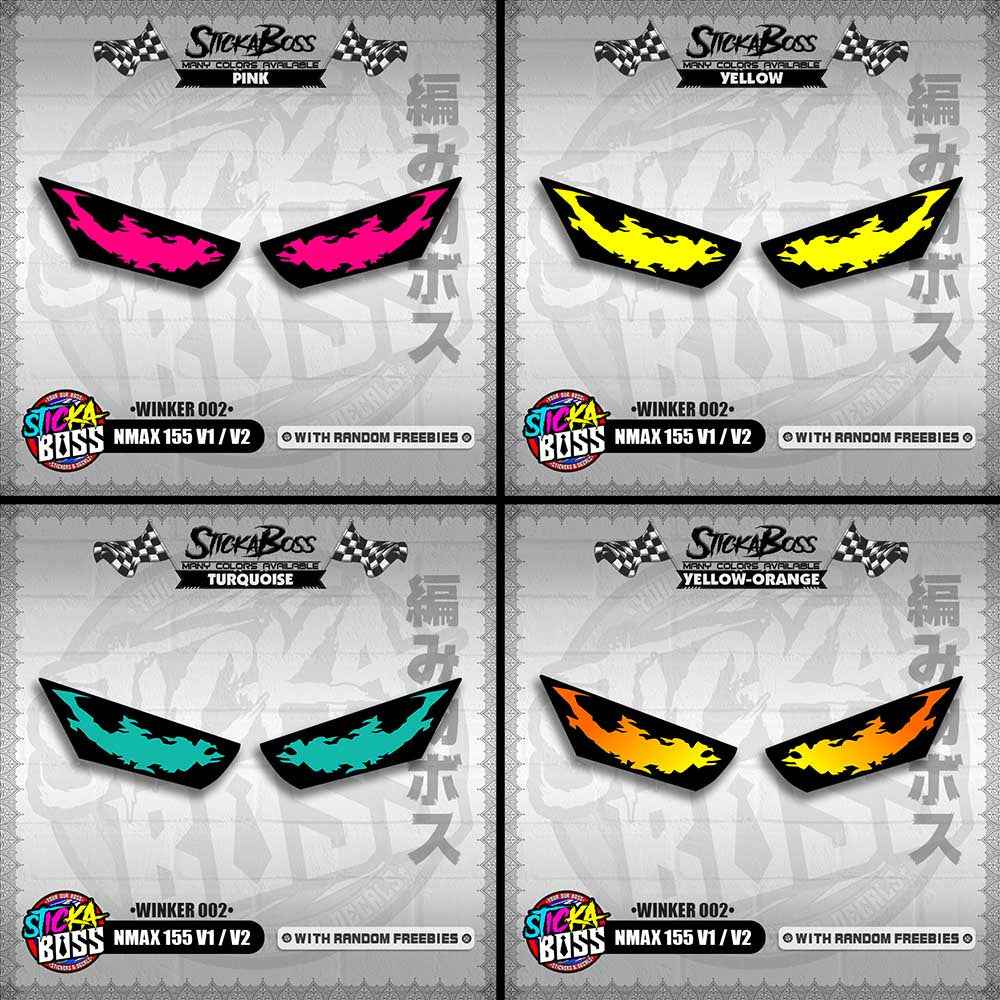 NMAX 155 V1 / V2 (WINKER 002) TRANSPARENT【WITH FREEBIES】