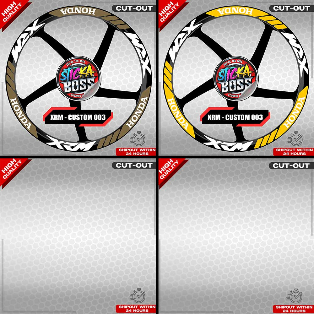 XRM MAG STICKER SET ( 2 MAGS ) - CUSTOM 003 | VINYL WATERPROOF CUT-OUT DECALS