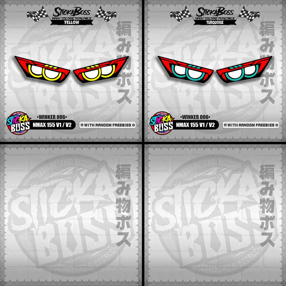 NMAX 155 V1 / V2 (WINKER 006) TRANSPARENT【WITH FREEBIES】