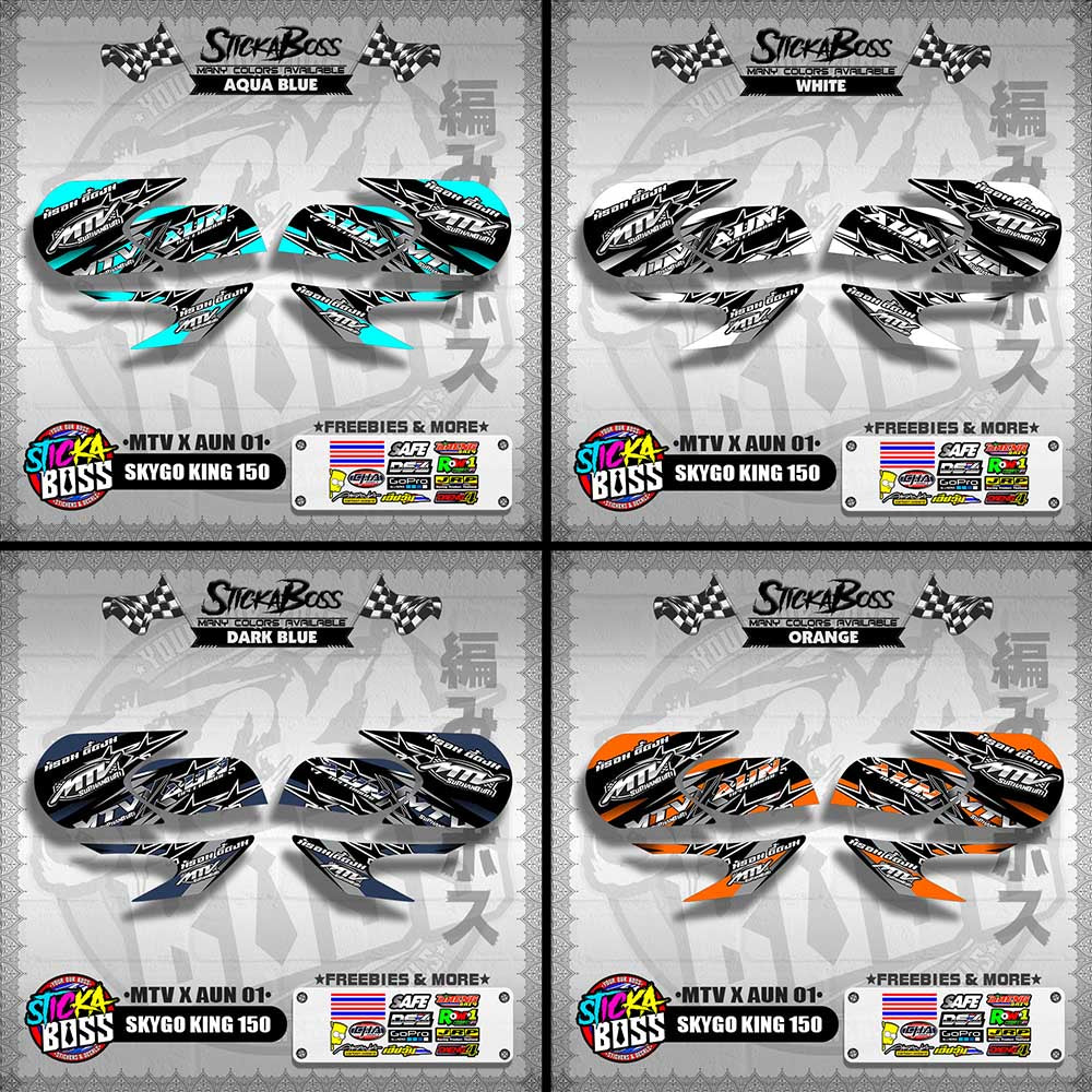 SKYGO KING 150 DECALS ( MTV X AUN 01 )【WITH FREEBIES】