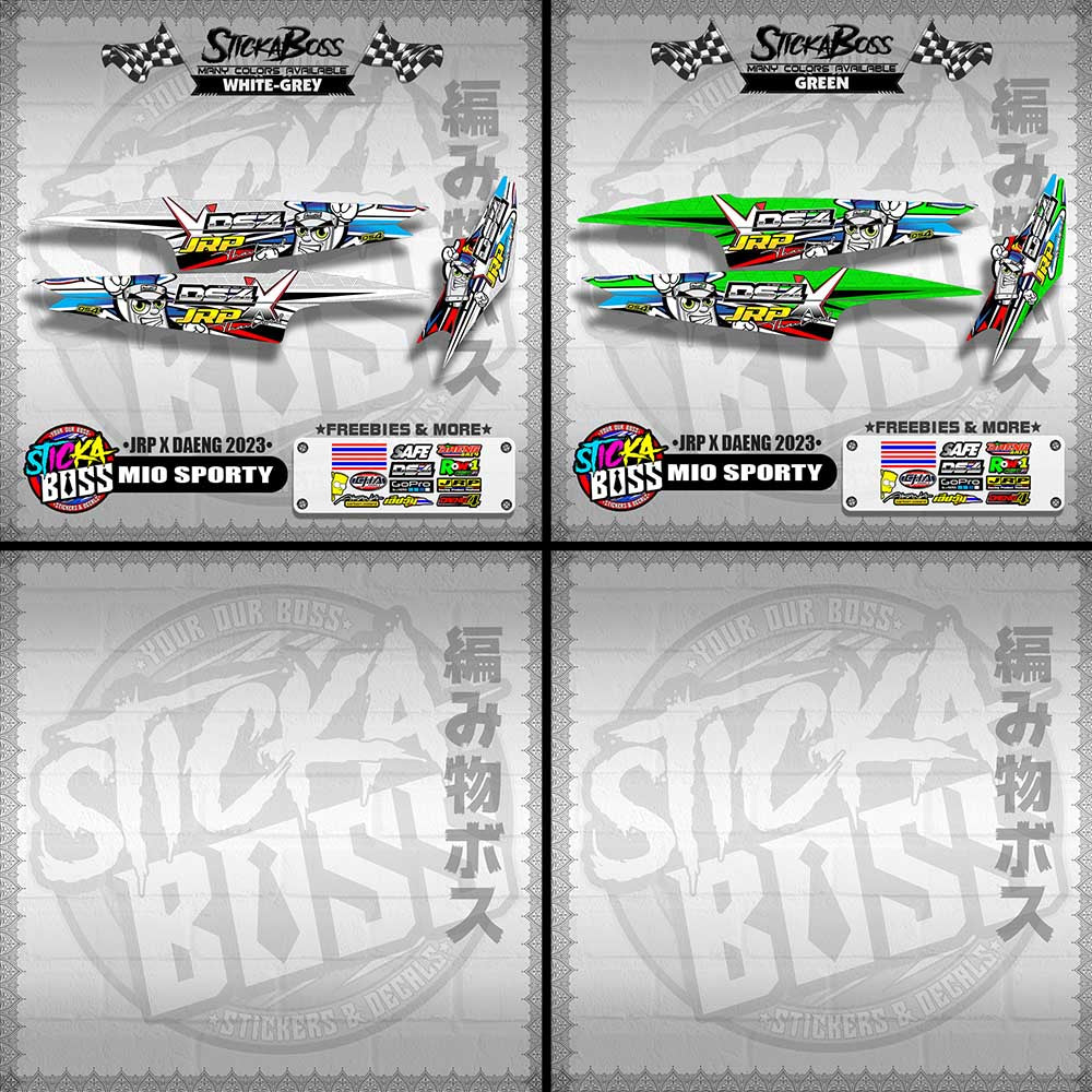 MIO SPORTY DECALS ( DAENG X JRP 2023 )【WITH FREEBIES】