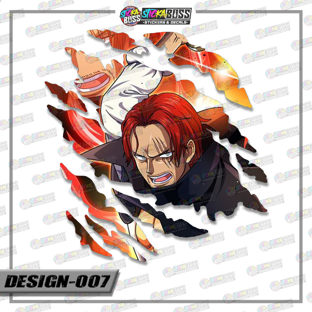 ONE PIECE PART 1 | ANIME SCRATCH STICKER【VINYL PRINTED】( LAMINATED / WATERPROOF )【Stickaboss】