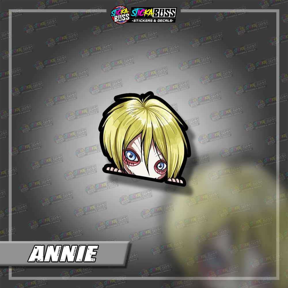 ATTACK ON TITAN | ANIME PEEKER STICKER【VINYL PRINTED】( LAMINATED / WATERPROOF )