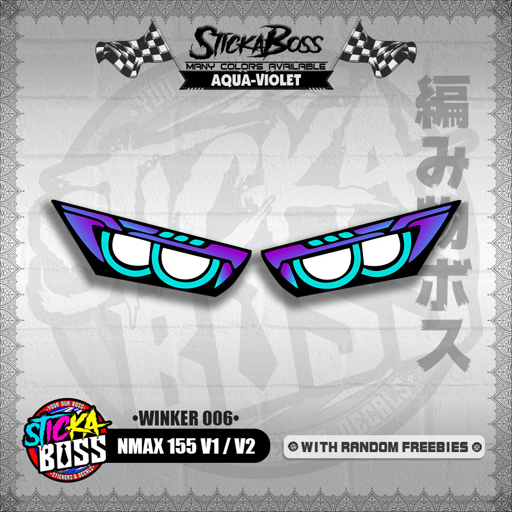 NMAX 155 V1 / V2 (WINKER 006) TRANSPARENT【WITH FREEBIES】