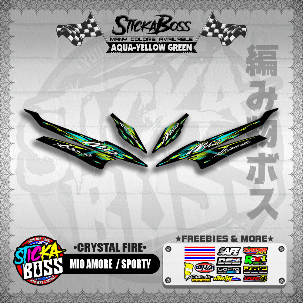 MIO AMORE / SPORTY DECALS ( CRYSTAL FIRE )【WITH FREEBIES】