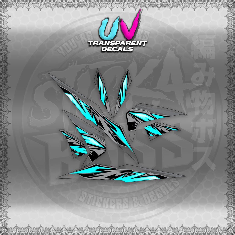 STICKER DECALS for BEAT 110 V2 (INMAUVTRSTMODE) By STICKABOSS (SOFIE LAMINATED WATERPROOF)