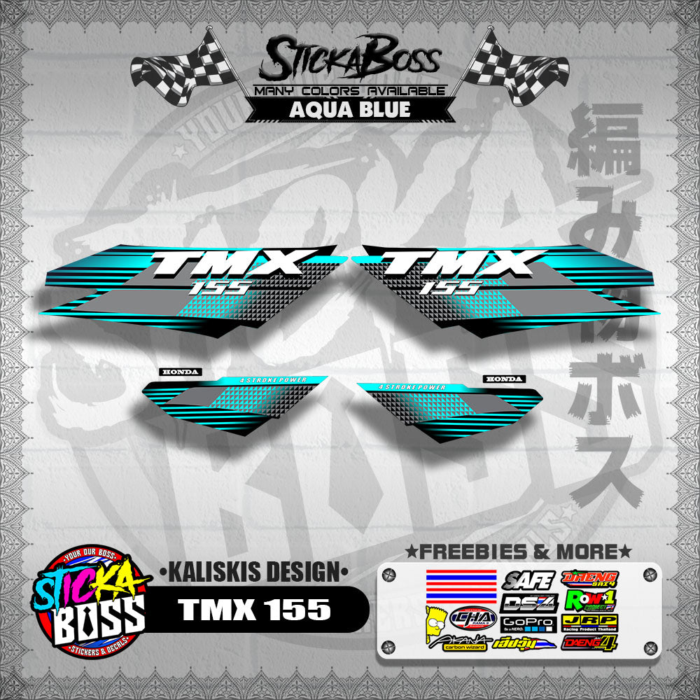TMX 155 DECALS ( KALISKIS DESIGN )【WITH FREEBIES】
