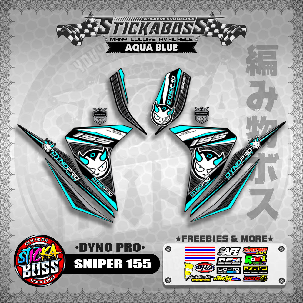SNIPER 155 STICKER DECALS ( DYNO PRO )【WITH FREEBIES】