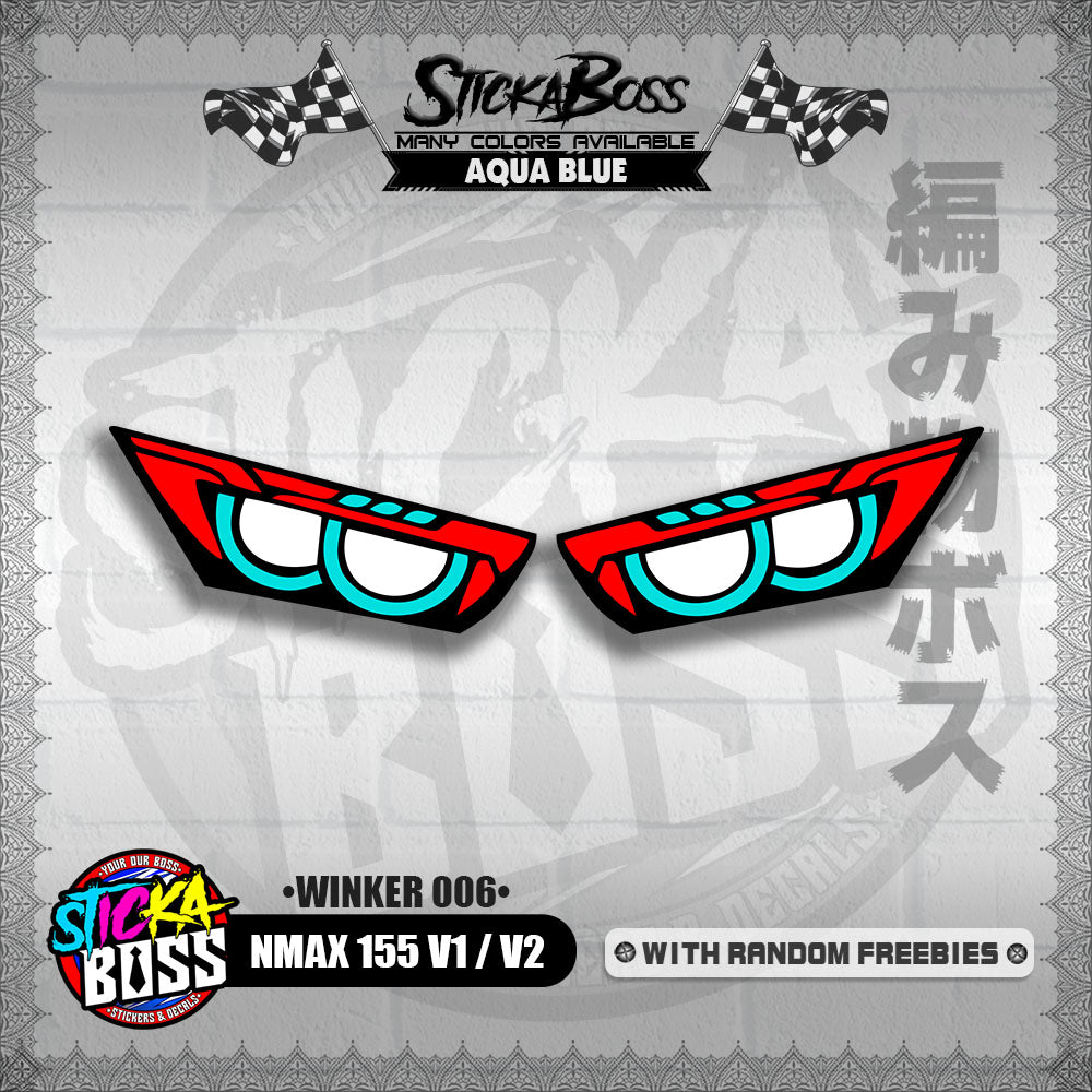 NMAX 155 V1 / V2 (WINKER 006) TRANSPARENT【WITH FREEBIES】