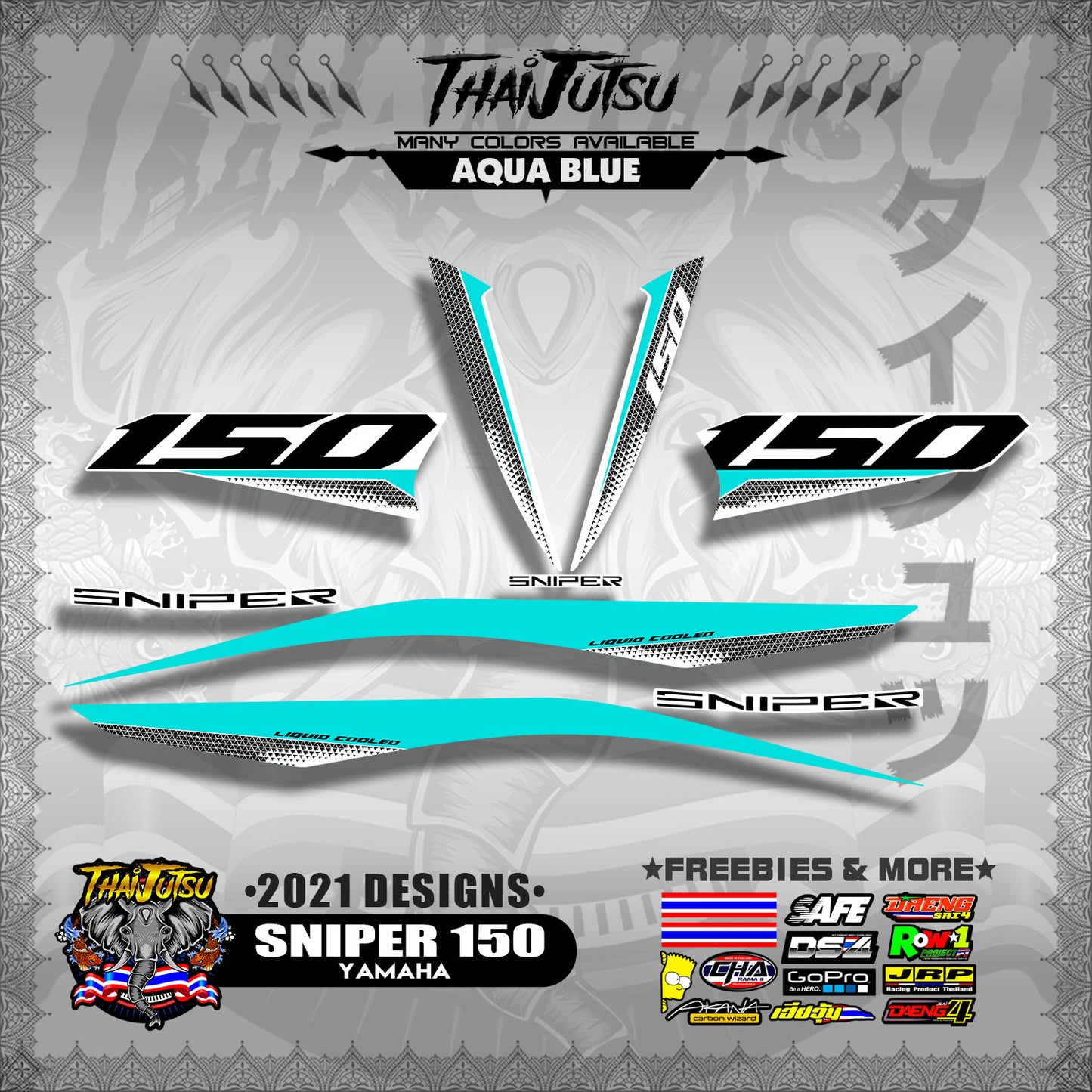 SNIPER 150 DECALS ( 2021 DESIGNS )【WITH FREEBIES】