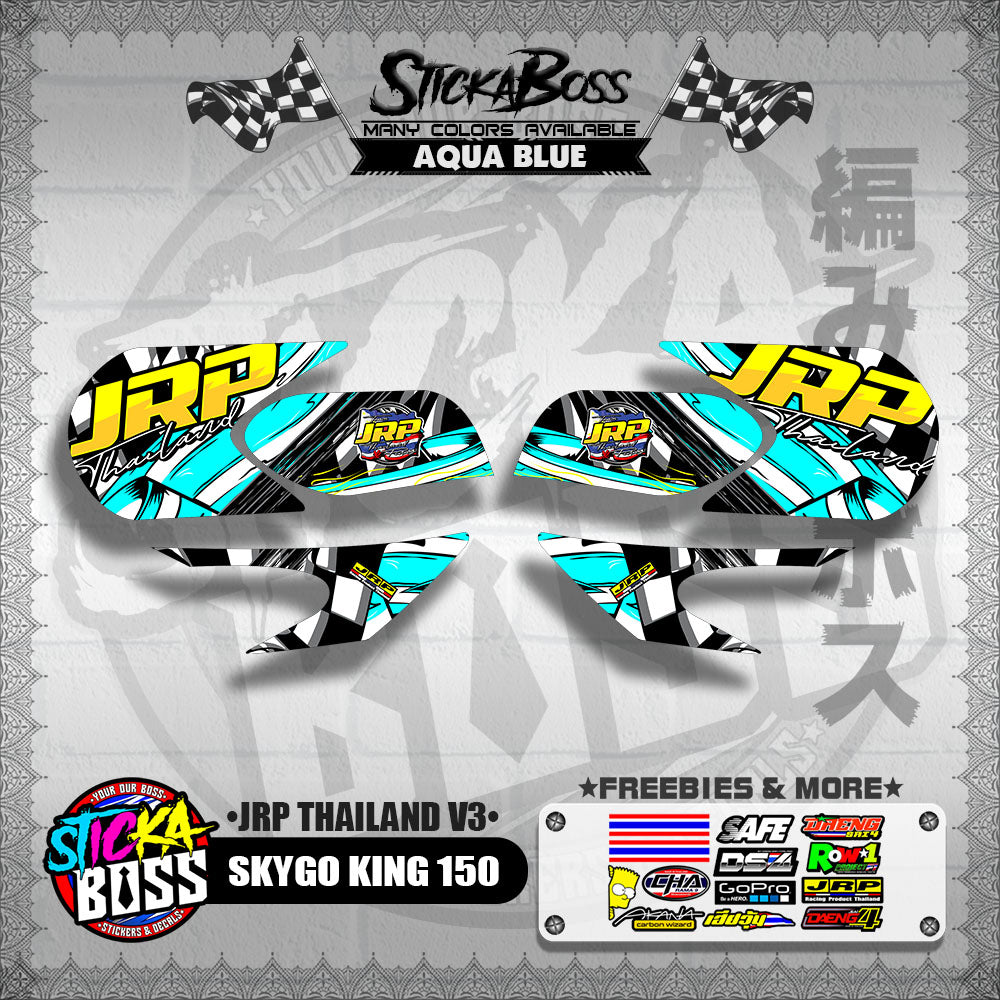 SKYGO KING 150 DECALS ( JRP THAILAND V3 )【WITH FREEBIES】