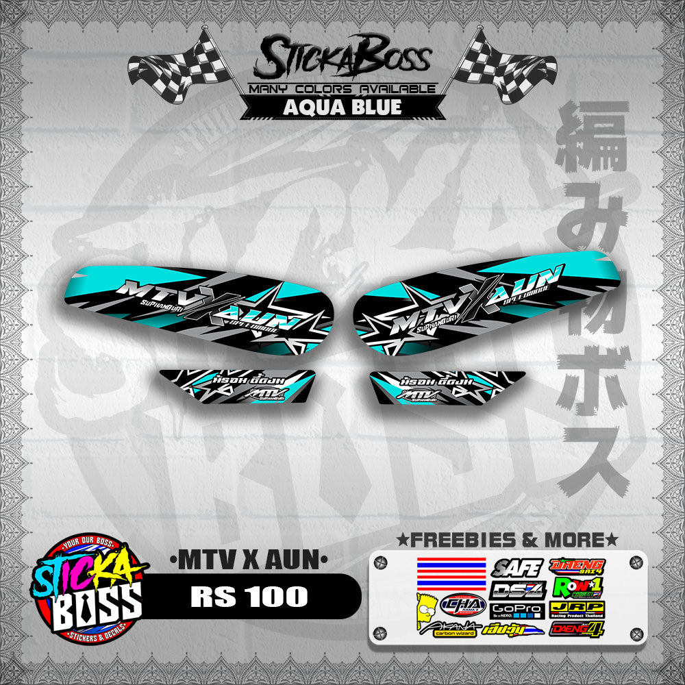 RS 100 DECALS ( MTV X AUN )【WITH FREEBIES】