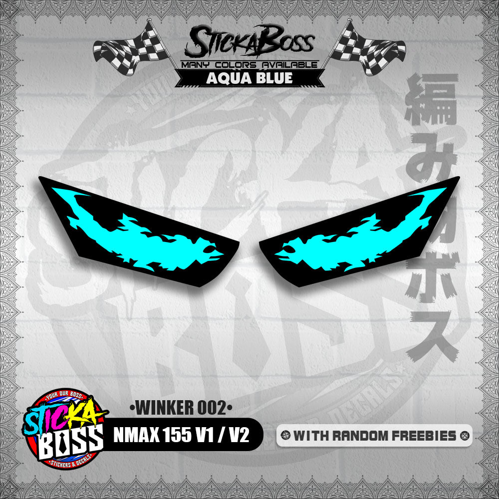 NMAX 155 V1 / V2 (WINKER 002) TRANSPARENT【WITH FREEBIES】