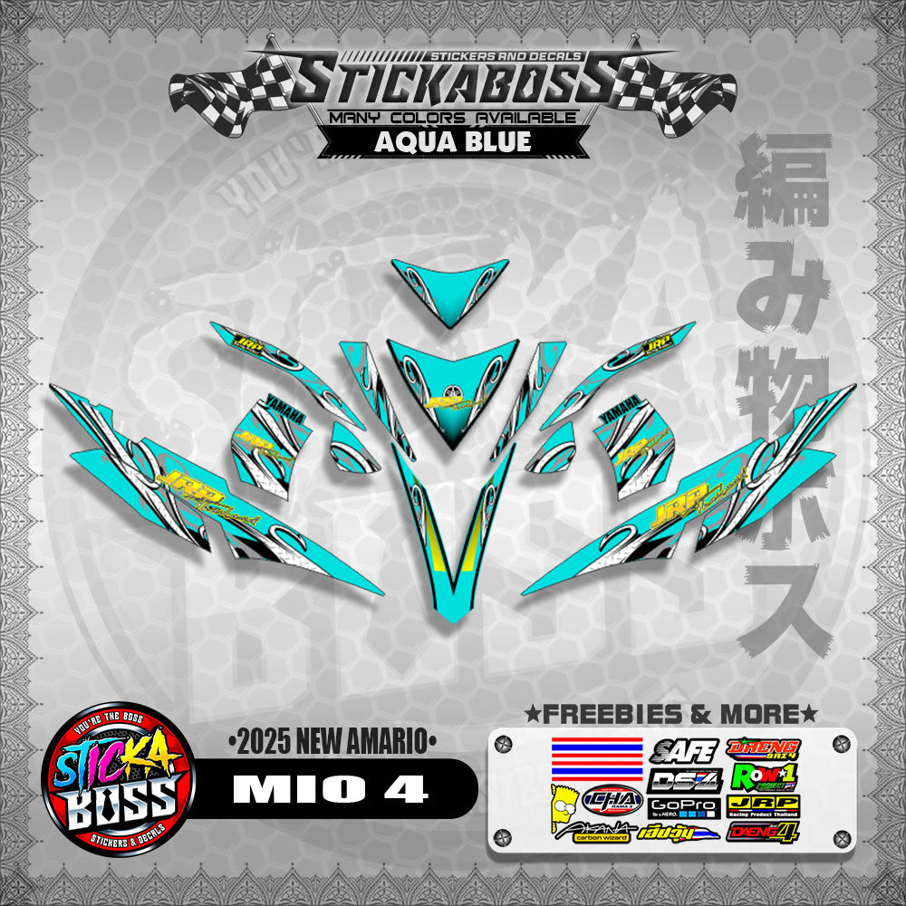 MIO 4 STICKER DECALS ( 2025 NEW AMARIO )【WITH FREEBIES】