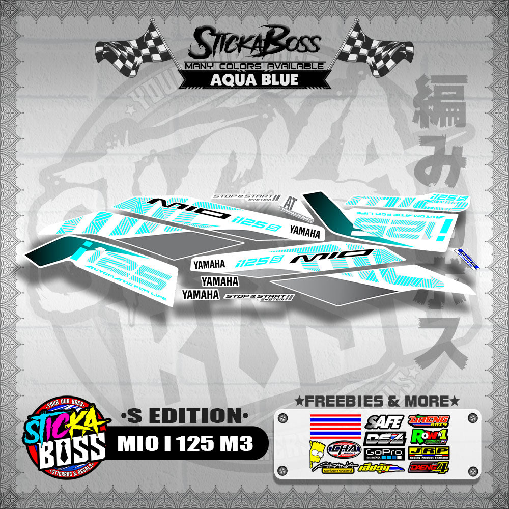 MIO i 125 M3 DECALS ( S EDITION )【WITH FREEBIES】