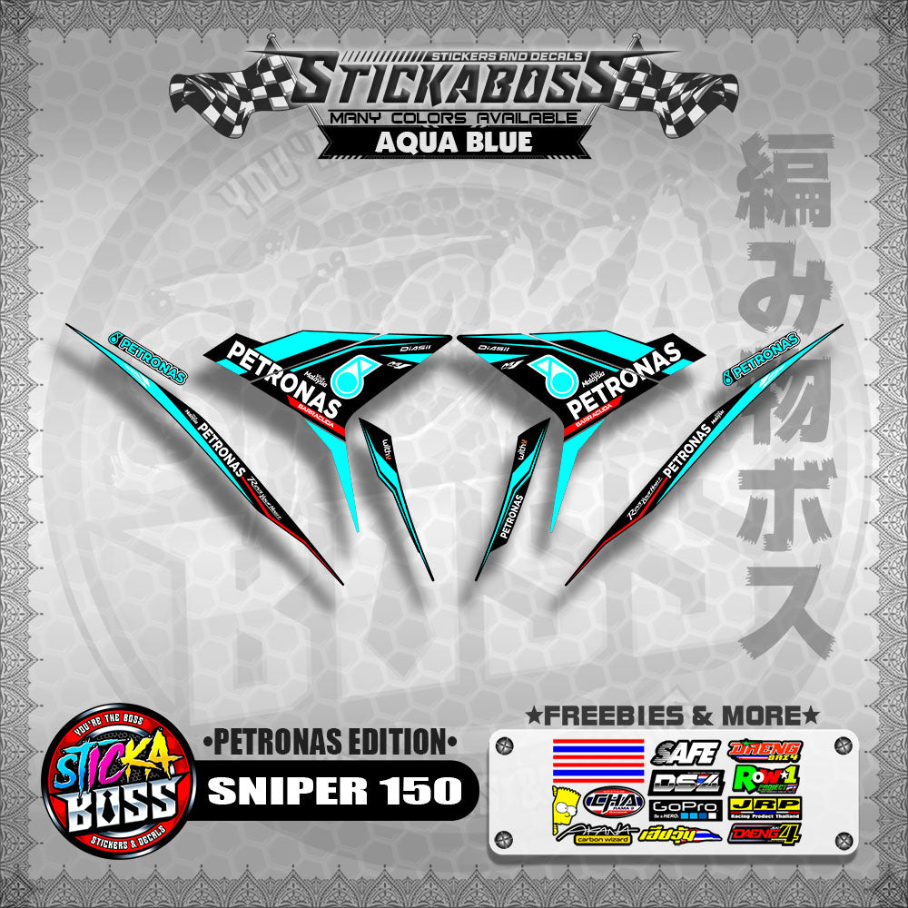 SNIPER 150 Decals ( Petronas Edition ) MX King, Exciter 150