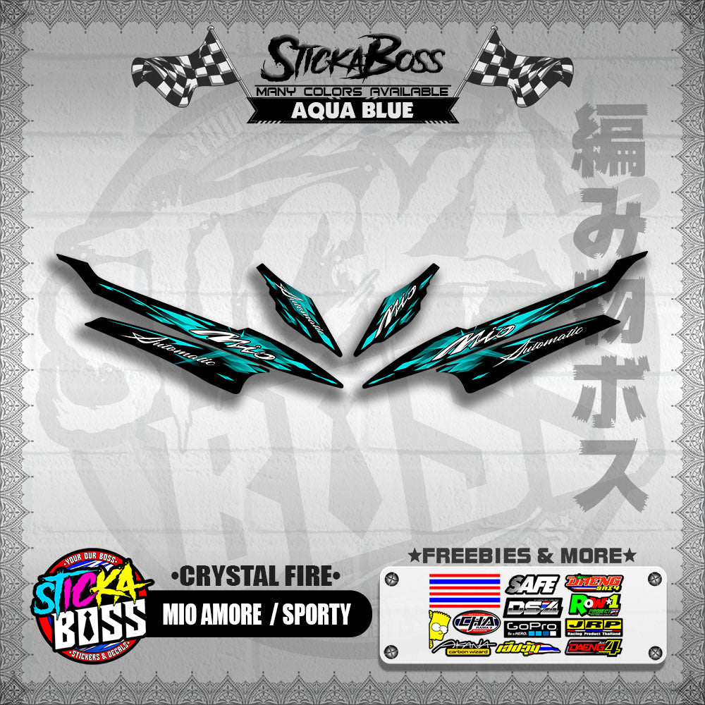 MIO AMORE / SPORTY DECALS ( CRYSTAL FIRE )【WITH FREEBIES】