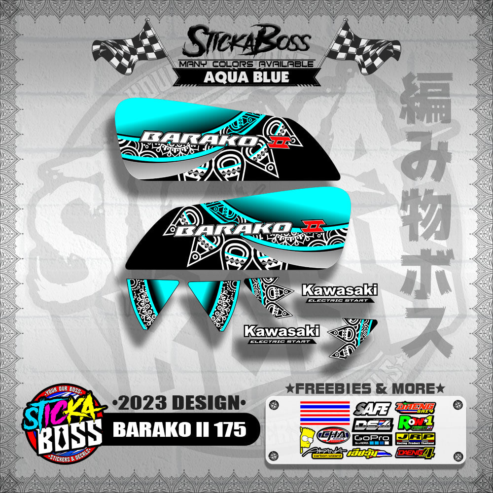 BARAKO ll 175 DECALS ( 2023 DESIGN )【WITH FREEBIES】