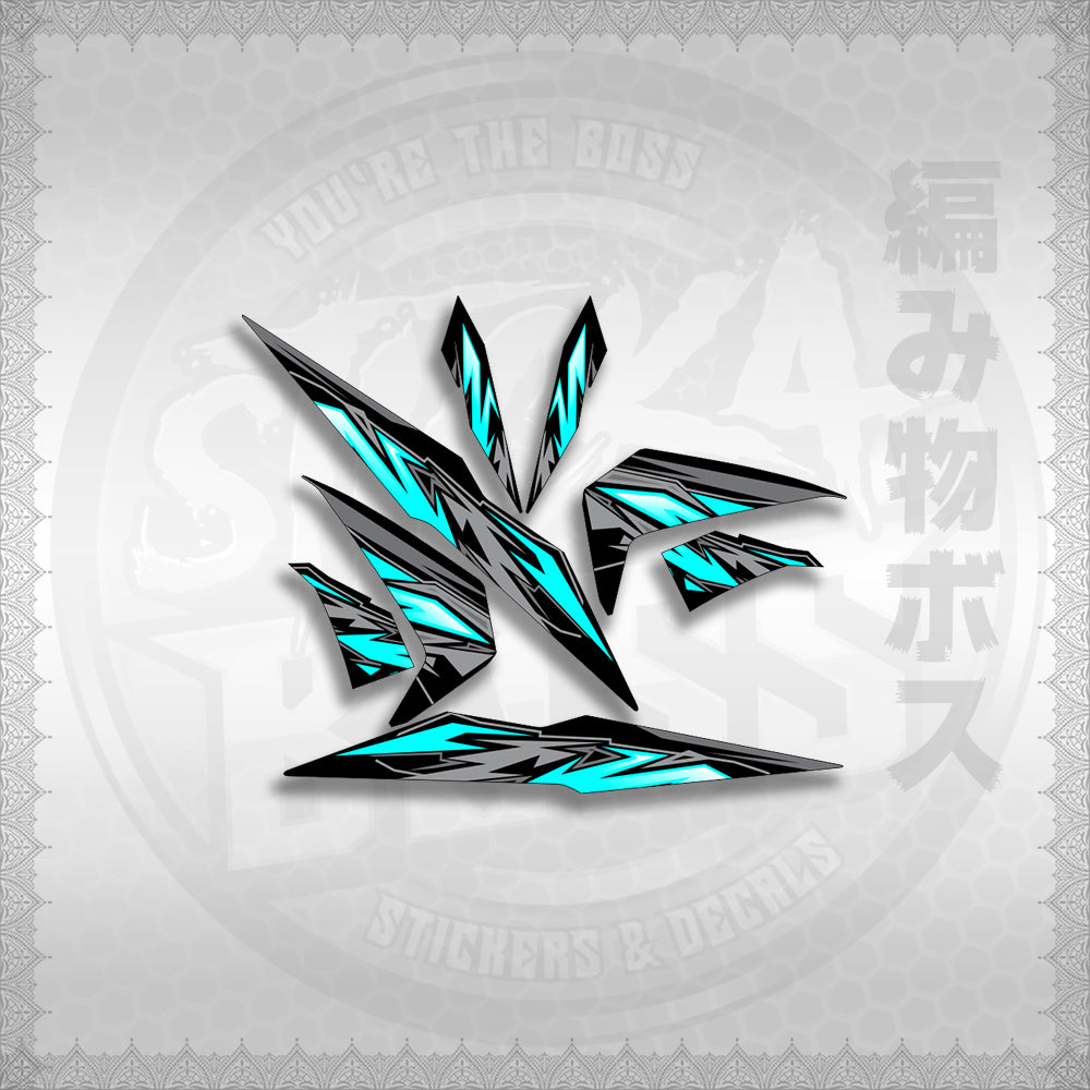 STICKER DECALS for BEAT 110 V2 (BV2INMASTMODE) By STICKABOSS (SOFIE LAMINATED WATERPROOF)