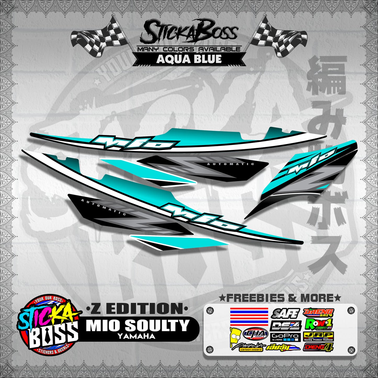 MIO SOULTY DECALS ( Z EDITION )【WITH FREEBIES】