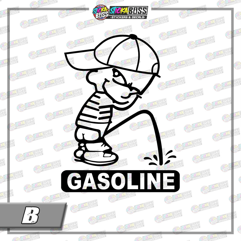 CAR STICKER GAS TANK COVER STICKER