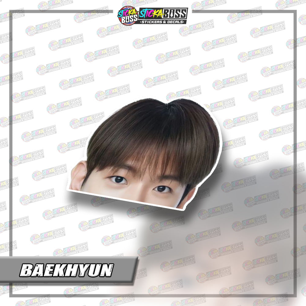 EXO | PEEKER STICKER【VINYL PRINTED】( LAMINATED / WATERPROOF )