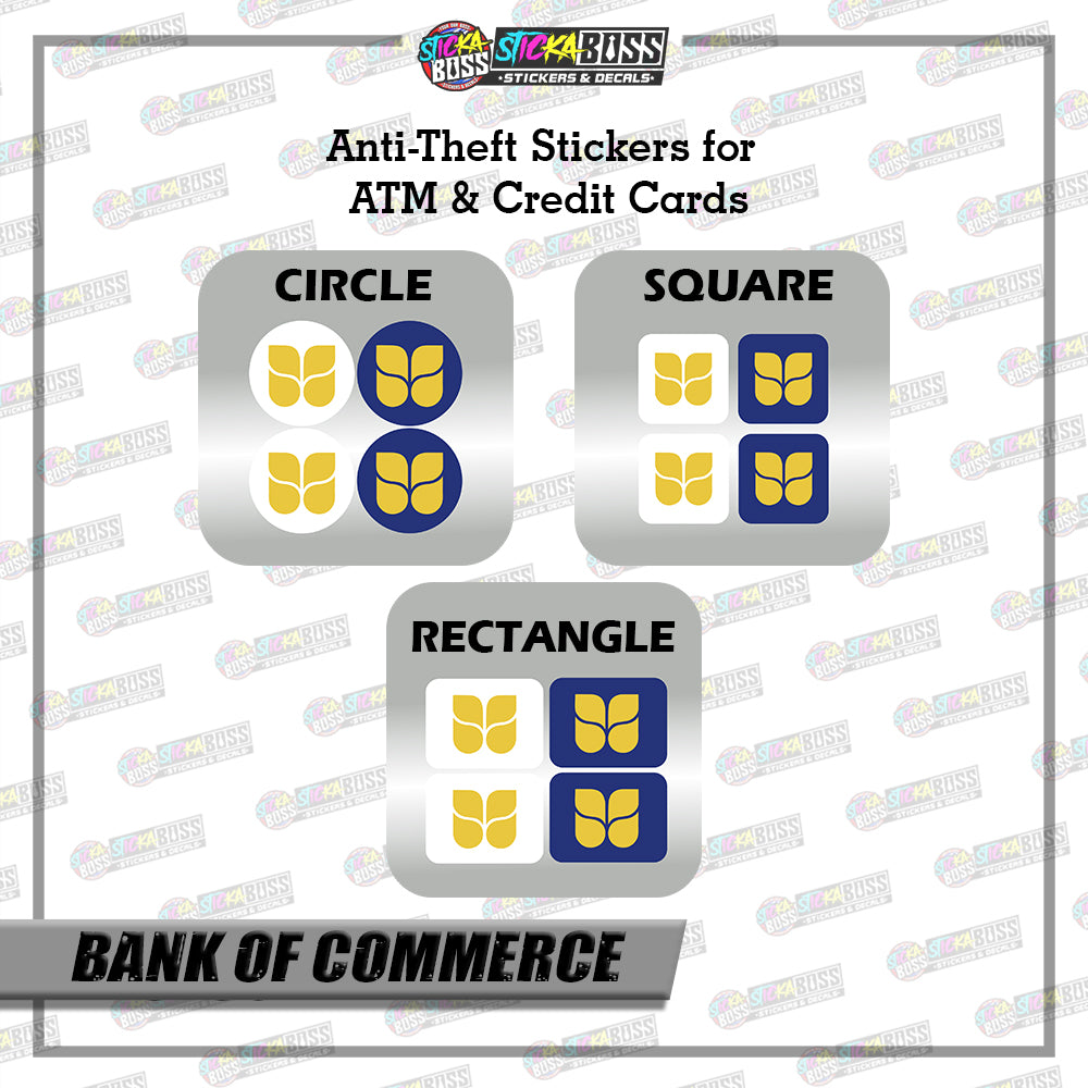 BANK CVV STICKER PART 1 | 4 PCS | ANTI-THEFT STICKER FOR ATM AND DEBIT/CREDIT CARDS【PRINTED】
