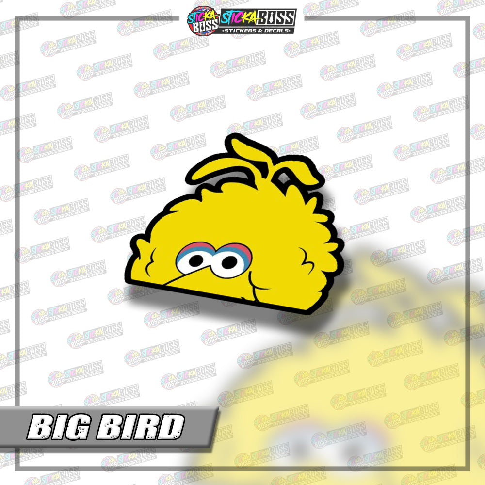 SESAME STREET |PEEKER STICKER【VINYL PRINTED】( LAMINATED / WATERPROOF )