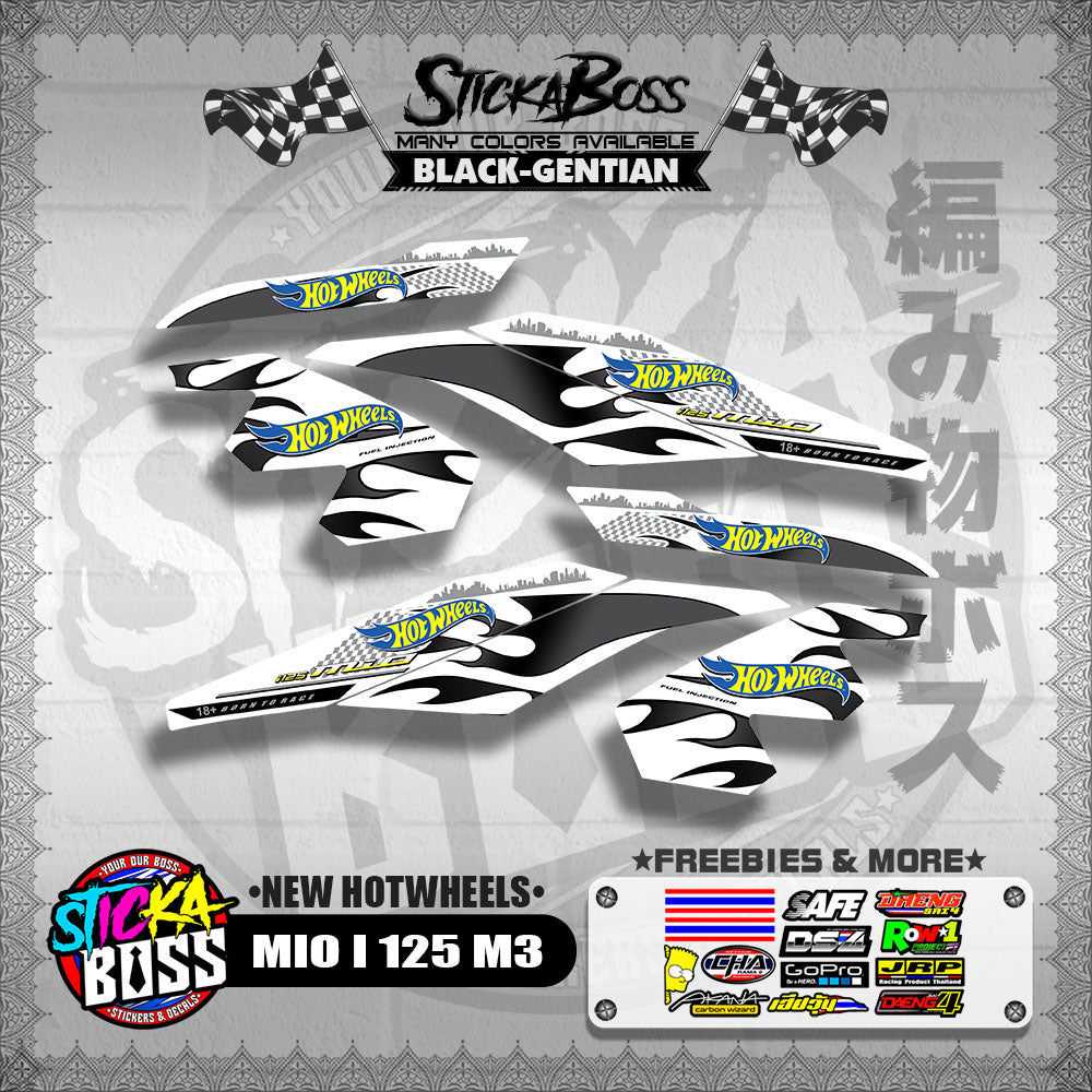 MIO I 125 M3 DECALS ( NEW HOTWHEELS )【WITH FREEBIES】