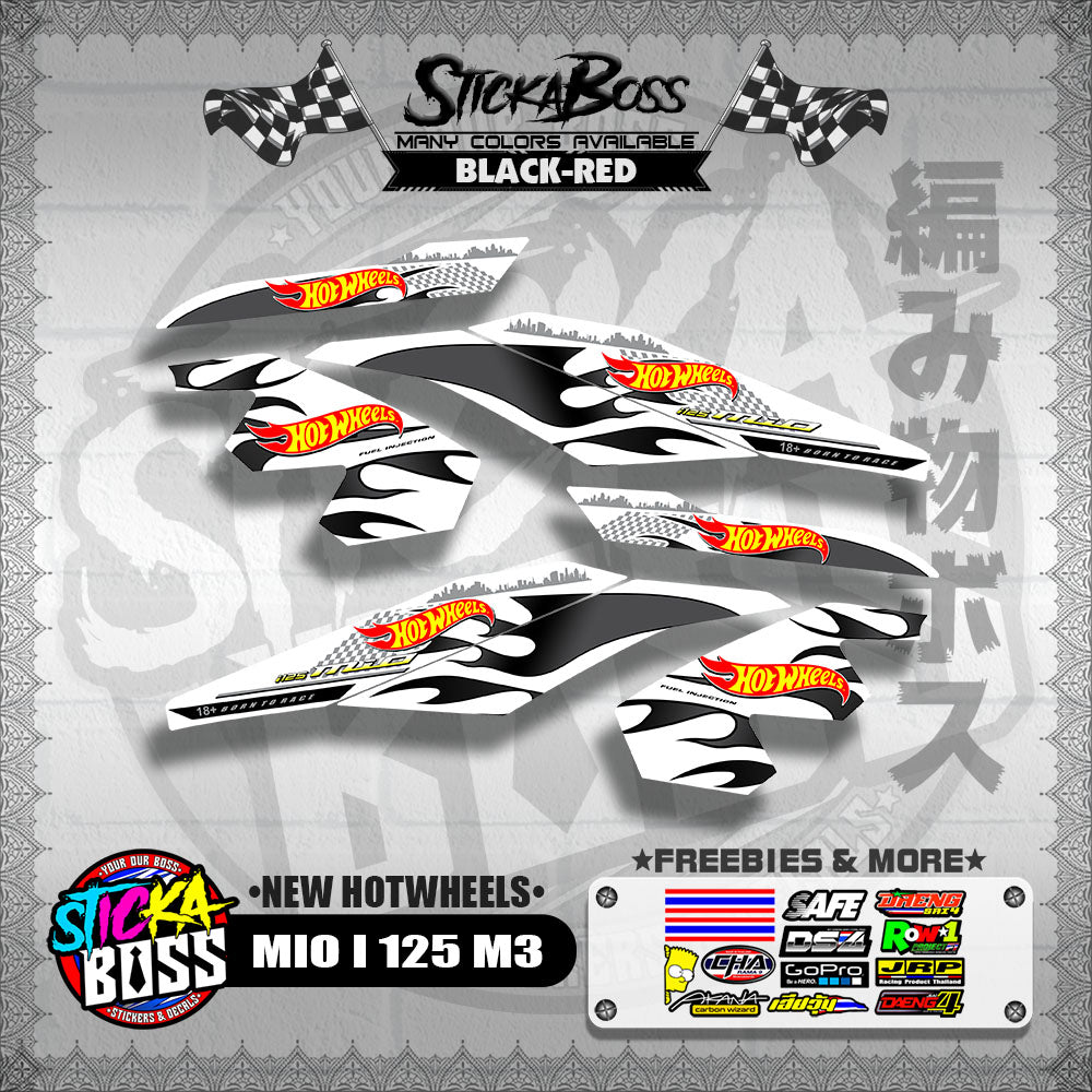MIO I 125 M3 DECALS ( NEW HOTWHEELS )【WITH FREEBIES】