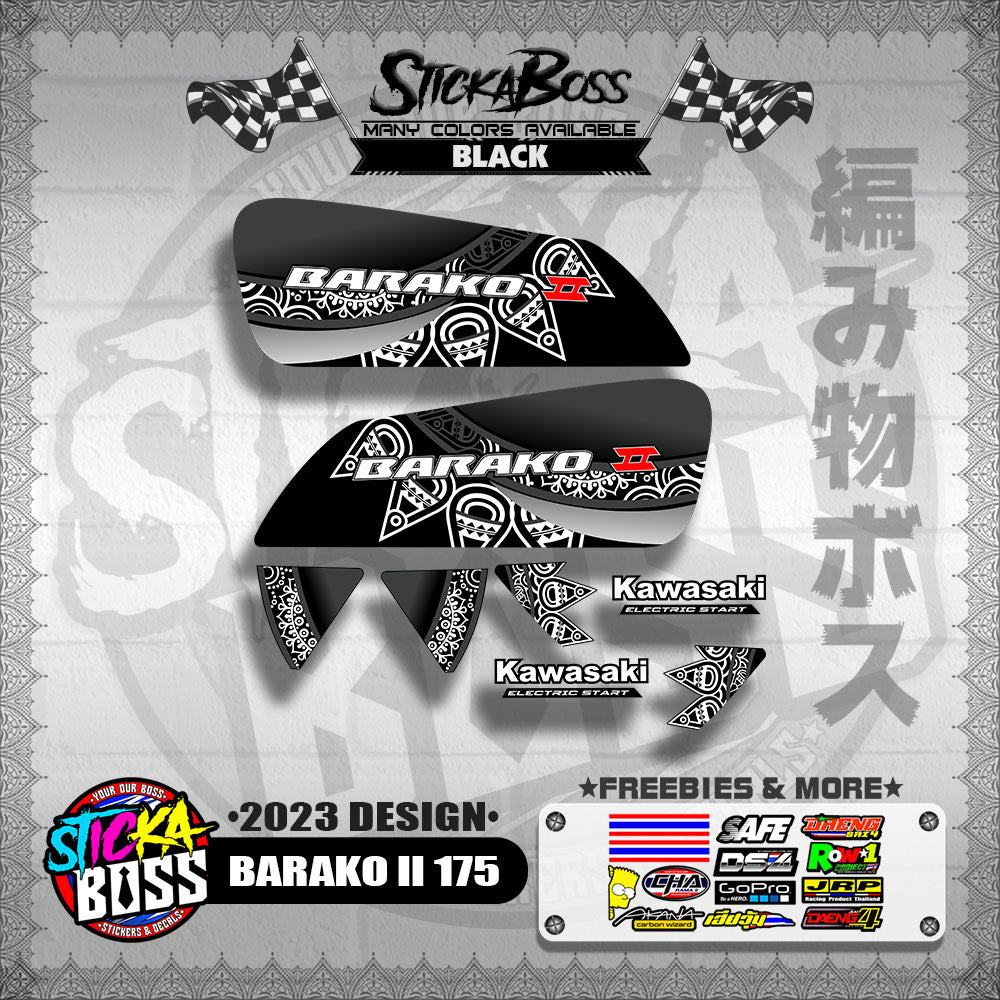 BARAKO ll 175 DECALS ( 2023 DESIGN )【WITH FREEBIES】